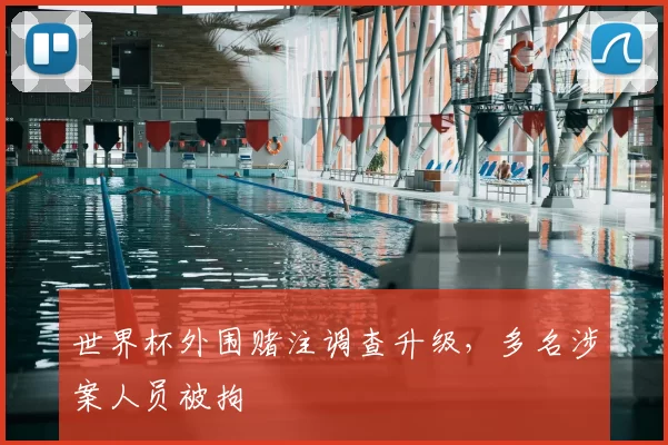 世界杯外围赌注调查升级，多名涉案人员被拘