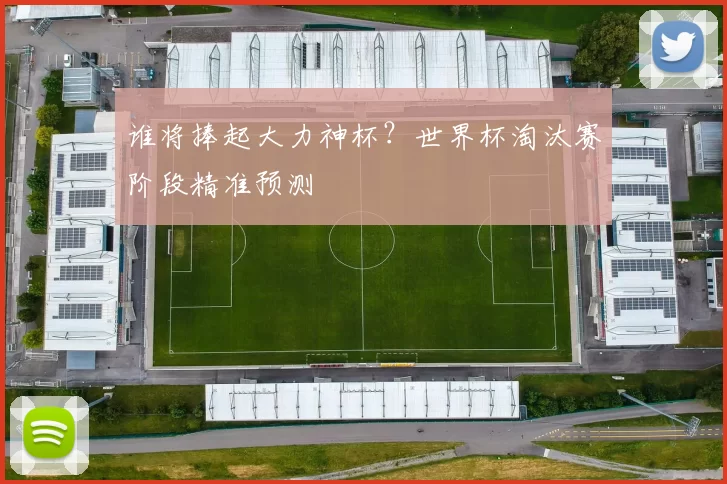 谁将捧起大力神杯？世界杯淘汰赛阶段精准预测
